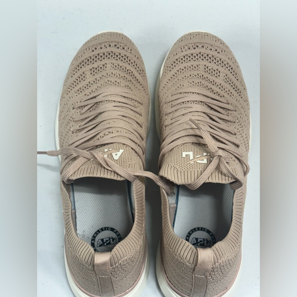 APL TechLoom Wave Knit Sneakers Women’s 11 Pink Taupe Running Walking Shoes - Picture 6 of 8